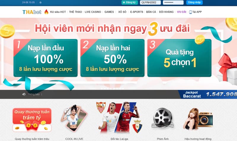 Thabet nạp tiền: Hướng dẫn chi tiết cho người mới bắt đầu 4 Cách nạp bằng ví MOMO